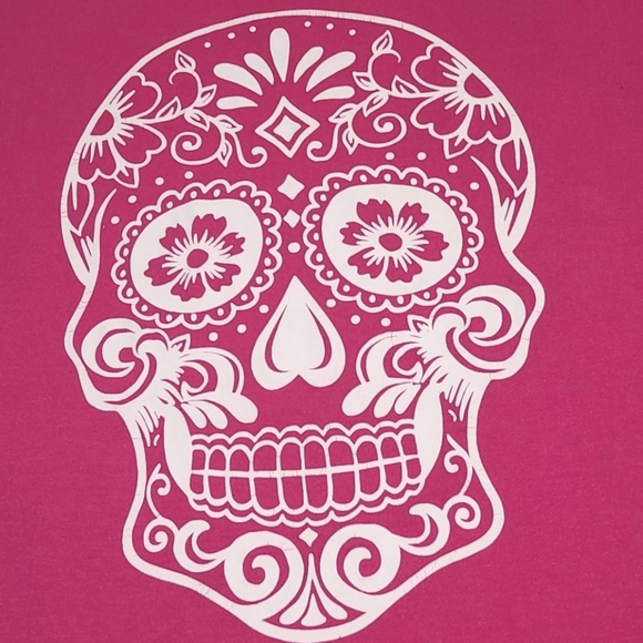 BEJEALOUS.COM (UK) Sugar Skull Tshirt Size 16-18 - Picture 5 of 7